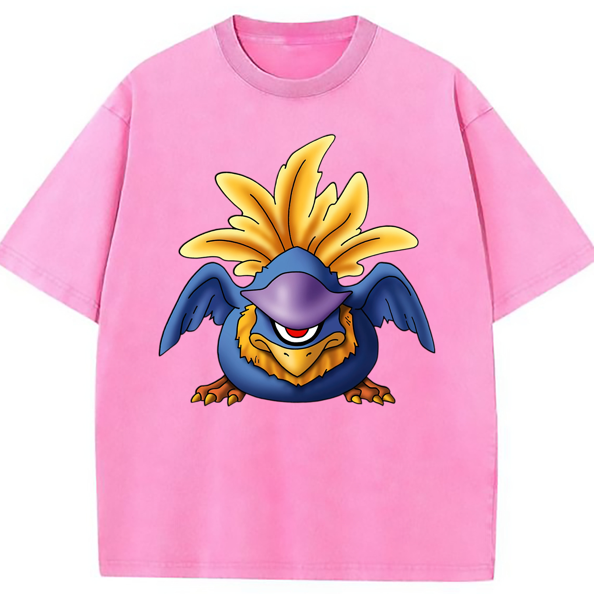 （画像用） ドラゴンクエスト Doragon Kuesuto Dragon Quest 綿100% ヴィンテージ風 半袖Tシャツ（フロントプリント）